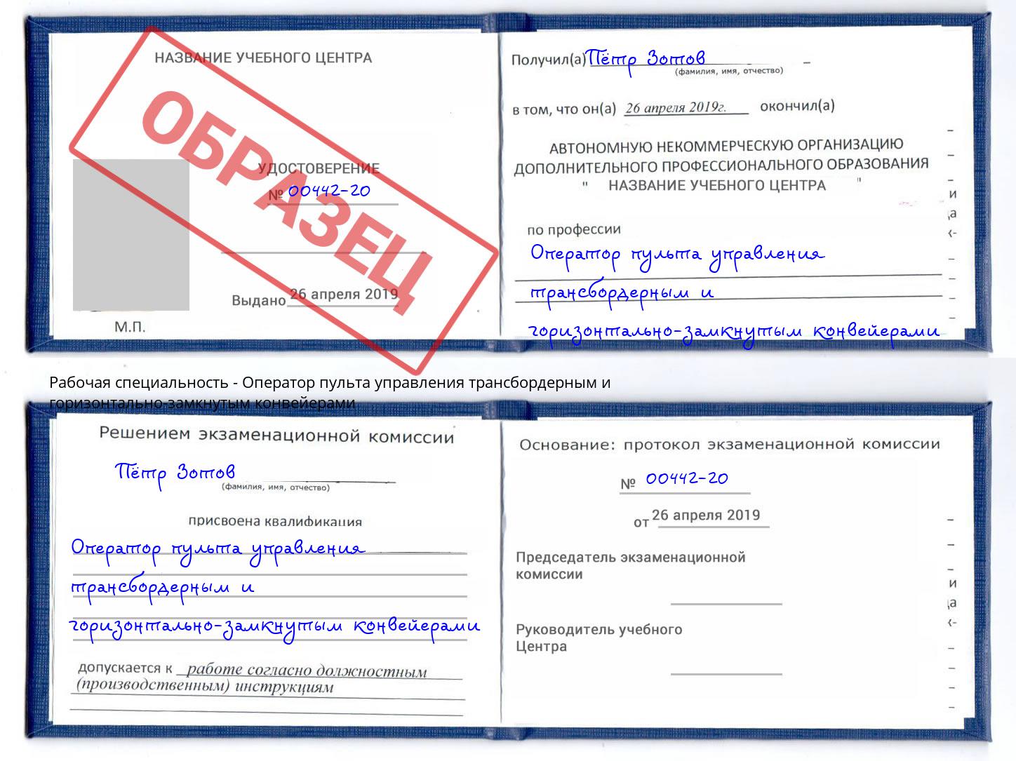 Оператор пульта управления трансбордерным и горизонтально-замкнутым конвейерами Городец